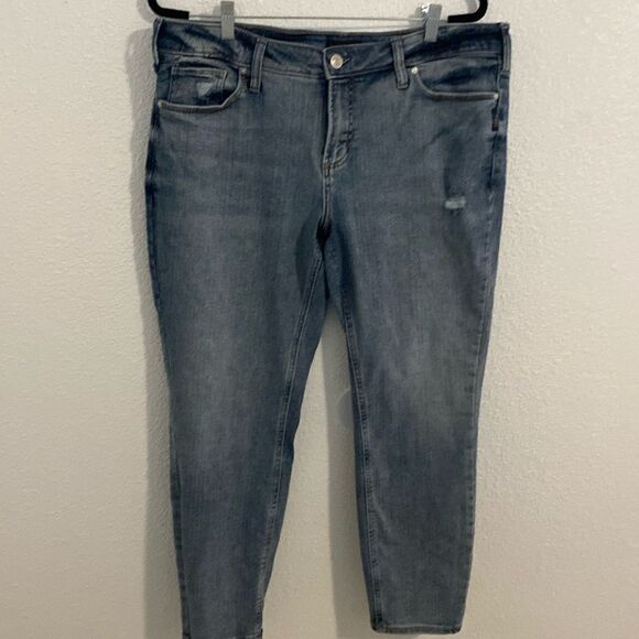 Silver Jeans- Elyse Jeans- mid rise- ankle- Size 34 - Picture 1 of 8